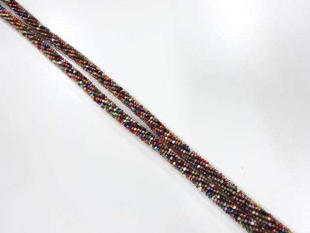 アンティーク　ビーズ帯締め